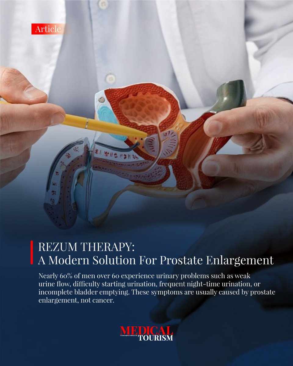 asianmeditour's tweet image. 💡 A modern solution for prostate enlargement?

Rezūm Therapy offers a minimally invasive approach with quicker recovery.

Read more: asianmeditour.com/articles/detai…

#MensHealth #ProstateHealth #MedicalInnovation #MinimallyInvasive