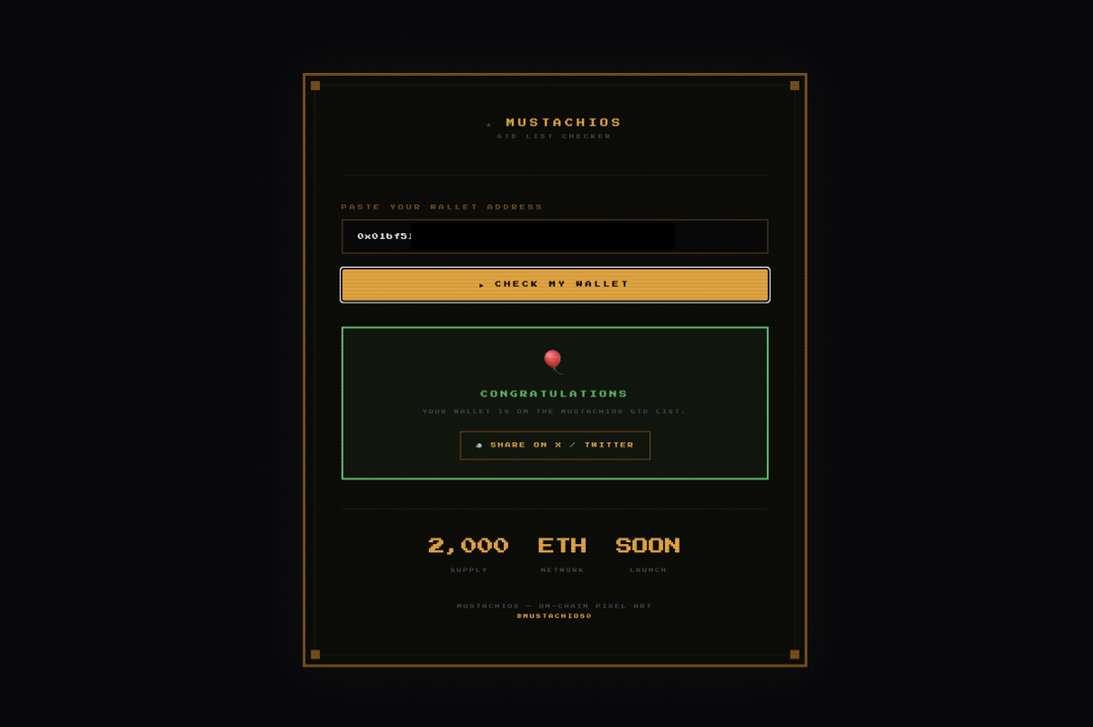 web3_matthew's tweet photo. WL secured
lfgggg https://t.co/jxn7kWOBLN