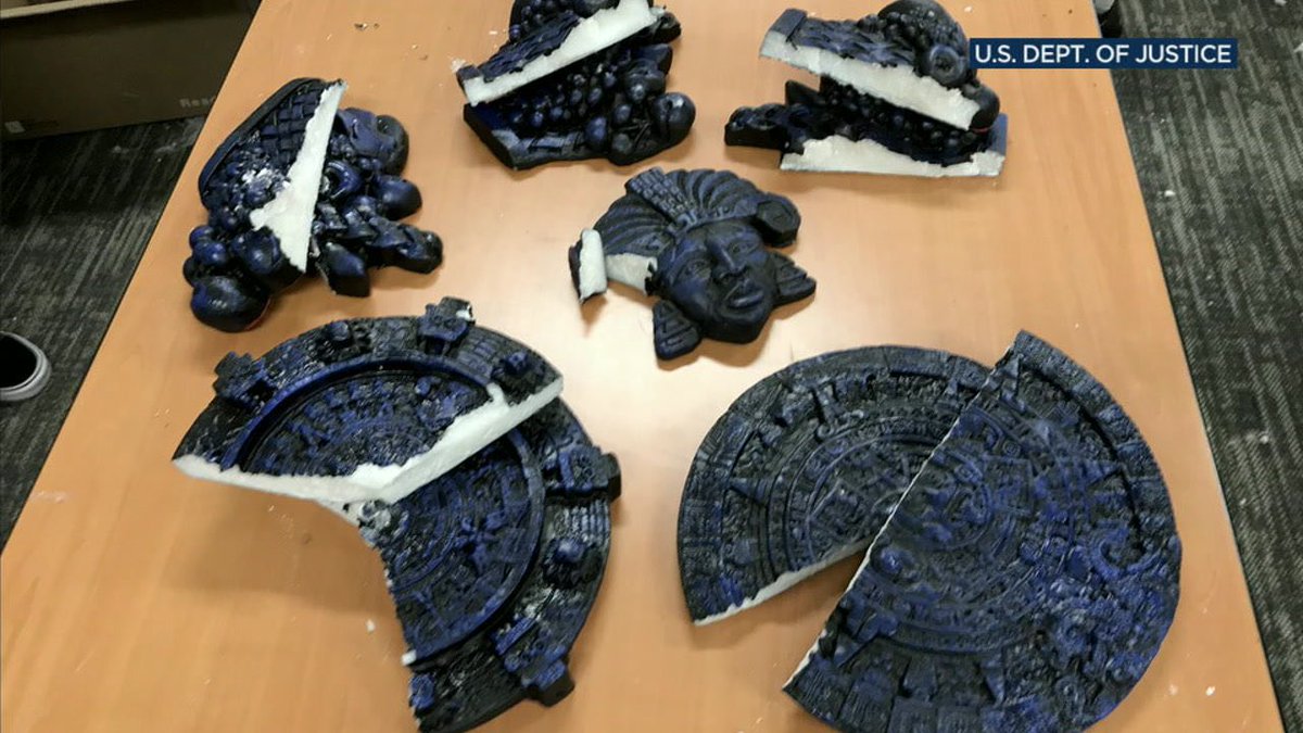 kng_prime's tweet photo. 25 pounds of meth disguised as Aztec calendars found in Orange County https://t.co/MDg60IlOXd