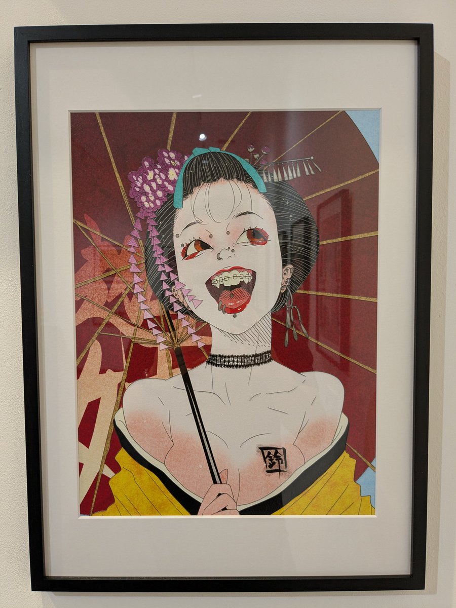 かねてから念願だった鈴木セイゴさんの個展にお邪魔しました。ガールズ