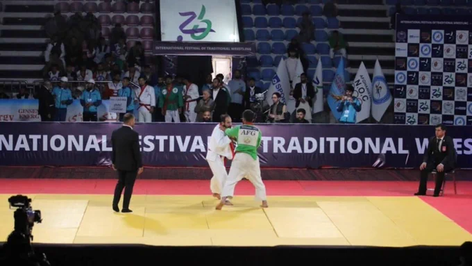 افغانستان در رقابت های کشتی رستمی در کابل قهرمان شد.