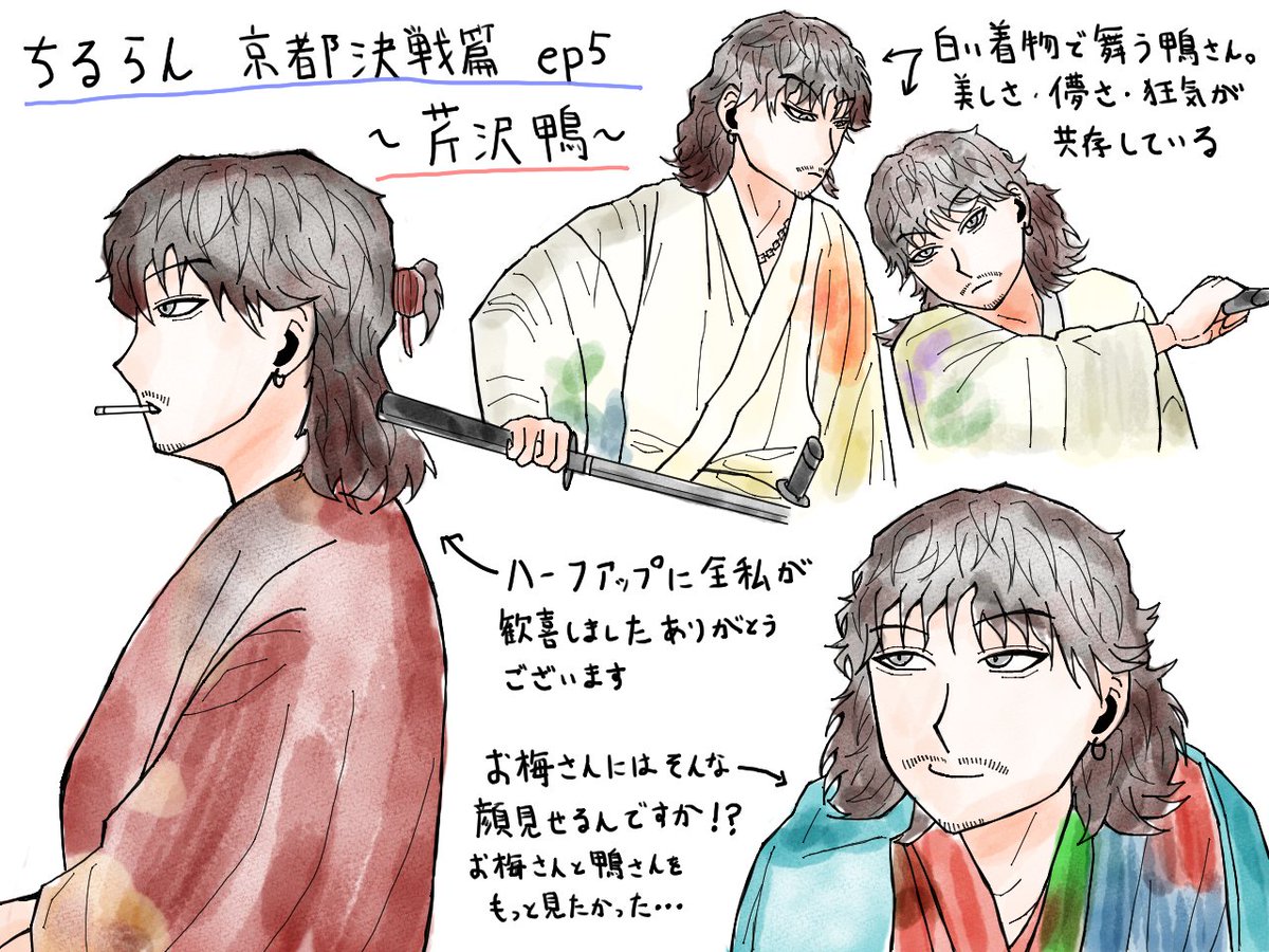 ちるらん京都決戦篇　ep5
芹沢鴨さん🦆