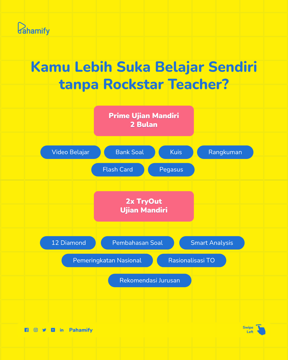 Pahamify | TO + Live Class UTBK & Ujian Mandiri tweet media