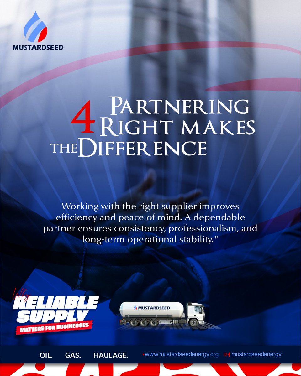 MustardseedEne's tweet image. When businesses prioritise reliability, they reduce stress, avoid disruptions, and create room for growth. 
Preparation always pays off.

#businesstips 
#operationsmanagement 
#energyindustry 
#OperationsMatter 
#mustardseedenergy