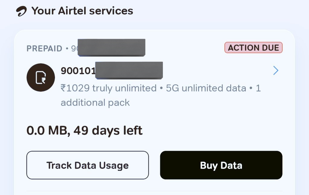 Elvish_yb_0001's tweet image. @airtelindia I had recharged 5G unlimited data on my number but now after using unlimited data for 35 days, instead of my unlimited data, I am getting a limit of 2 GB data per day. Why? #airtel #scam #recharge #5g