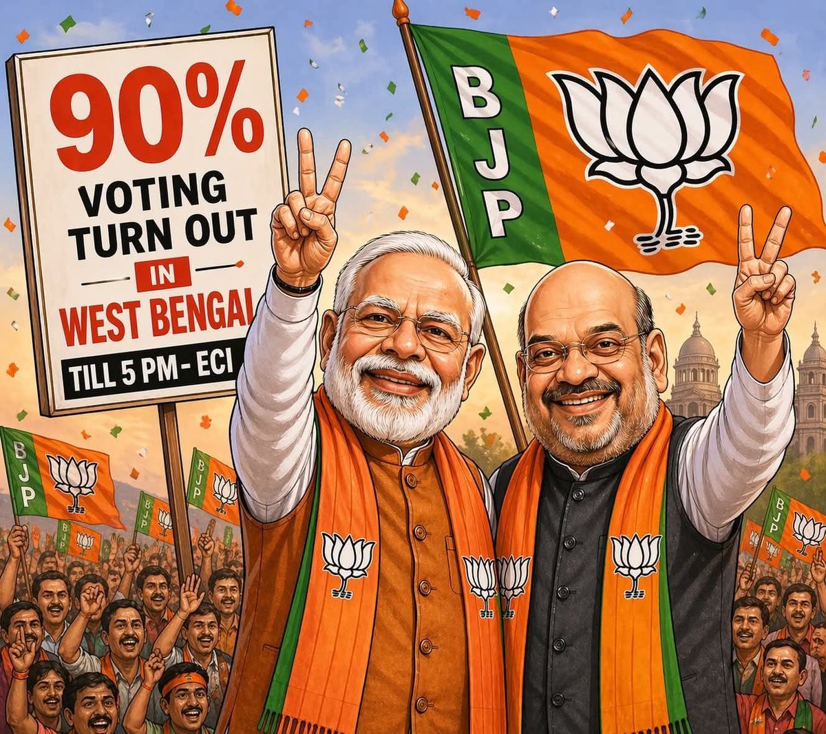 khushbooBJP's tweet photo. बंगाल में चप्पा चप्पा भाजपा.... https://t.co/dzSKrgDNlI