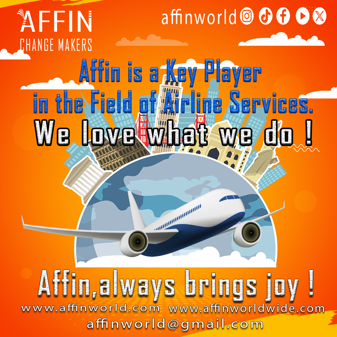 Affindoctors's tweet image. Your journey starts with us.

#AffinAirline #TrustedTravel #ReliableService #BusinessTravel #FlyWithConfidence #SafeTravel #OnTimeEveryTime