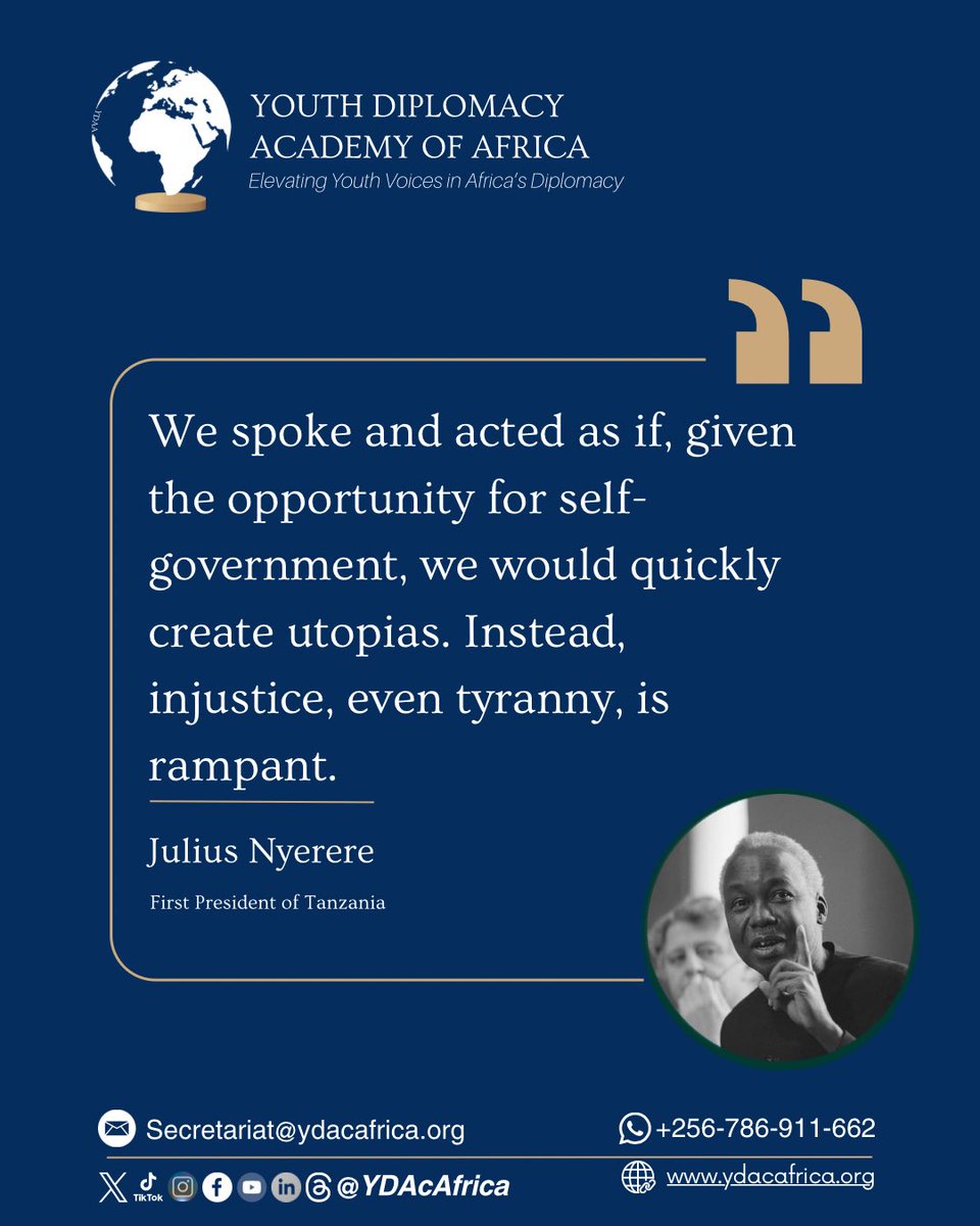 Youth Diplomacy Academy of Africa tweet media