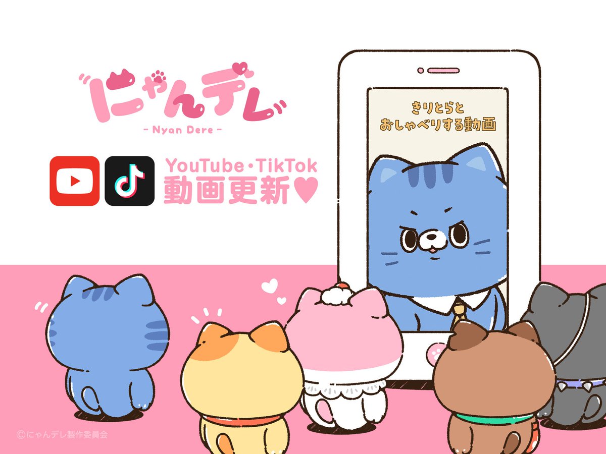 動画更新🐾 ＼ 【にゃんデレとおしゃべりしてみよう！～きりとら編