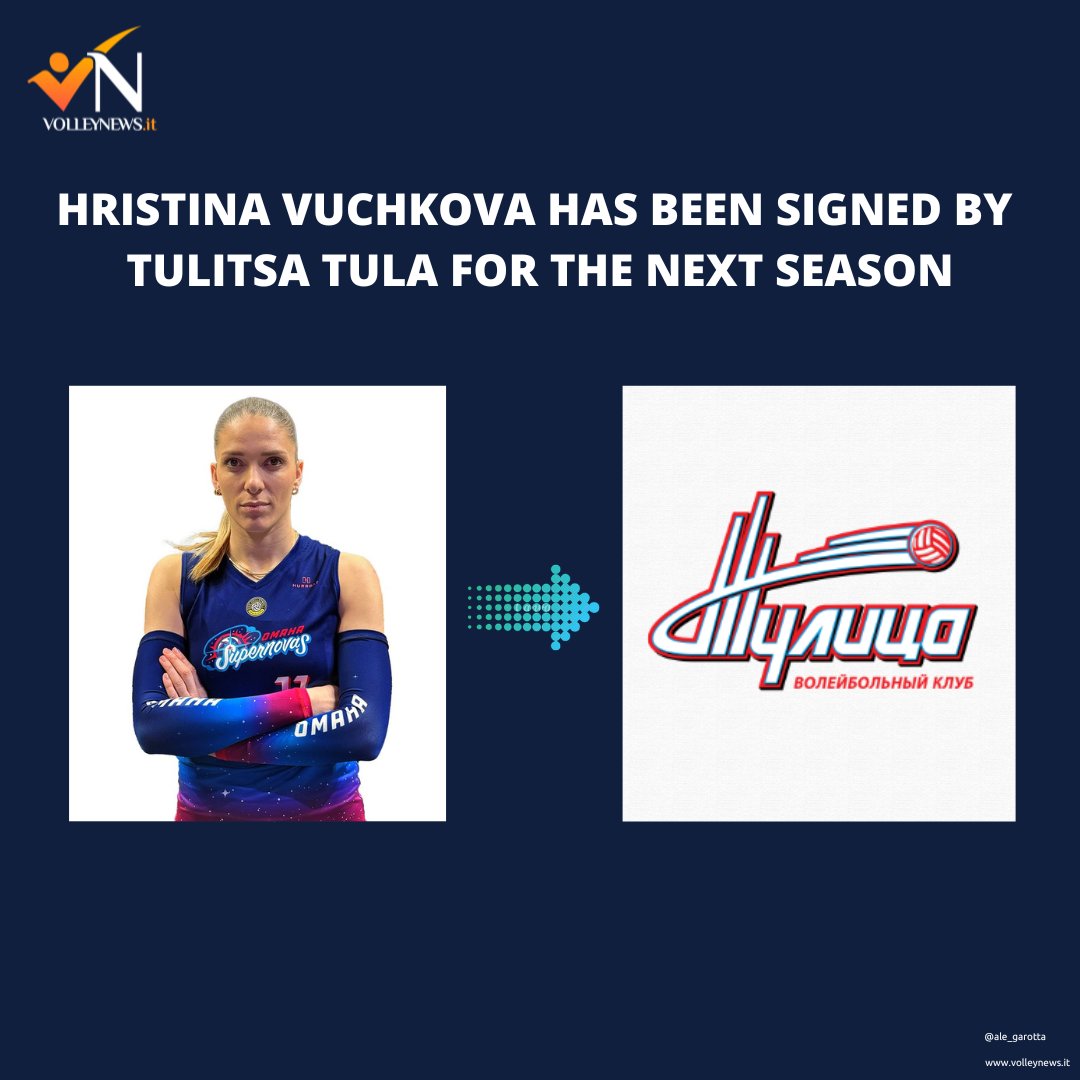 ale_garotta's tweet photo. 🚨 DONE DEALS - Hristina #Vuchkova, Ekaterina #Polyakova and Rada #Perović are signed with Tulitsa Tula for the 2026-2027 season. #volleymercato
#VolleyNews https://t.co/y3aLhPFG7i