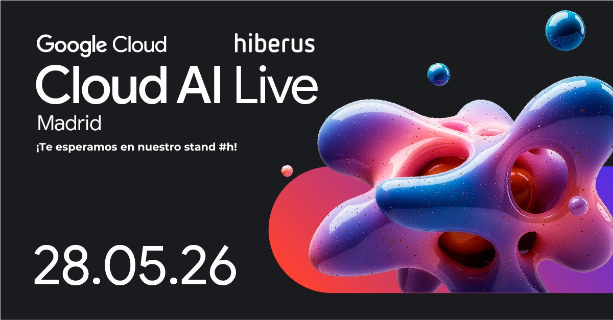 Hiberus's tweet image. 🚀 Nos vemos en #CloudAILive Madrid
Como #PremierPartner de @googlecloud y especialistas en Data &amp;amp; Analytics, estaremos allí para compartir cómo estamos llevando la IA del concepto a la ejecución.
👉 Reserva tu plaza: cloudonair.withgoogle.com/events/cloud-a…
#WeAreDifferent #LasCosasOcurrenAquí