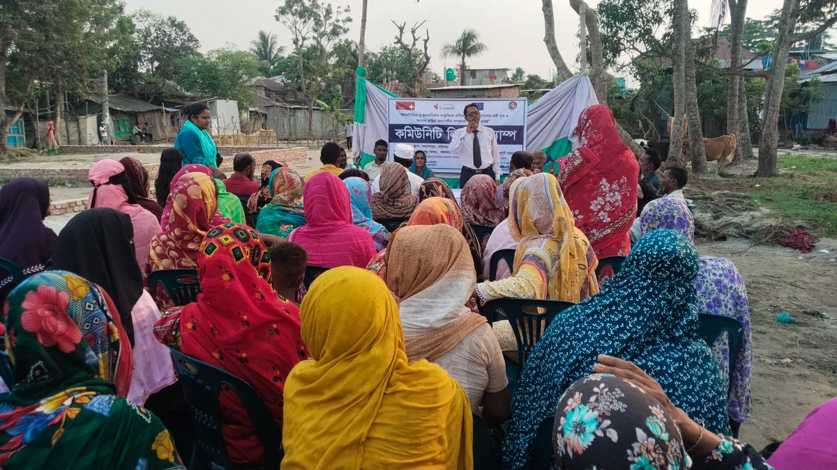 askbd_org's tweet photo. Community Legal Aid Camp was organised in Barisal Sadar under the #EngageNow project. The camp was attended by local community members who sought legal advice on various issues, including child marriage, maintenance, dower (denmohor) and family law matters.
#NAGORIKATA https://t.co/aVGMaFfFE2