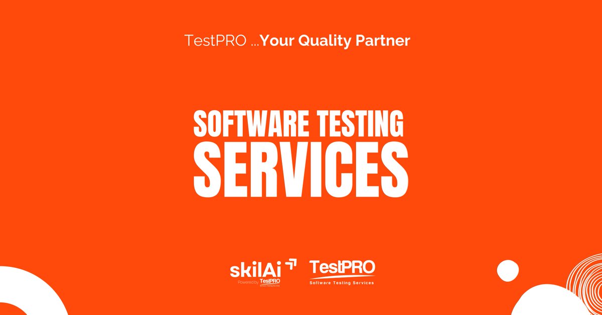 testproeg's tweet photo. Quality isn’t something you check at the end…
it’s something you build from the start.
At #TestPRO, we support teams with testing services
that help them deliver stable and reliable products.
Learn more about our services:
https://t.co/s9IJ15RlGA https://t.co/MX2cKsLZqC