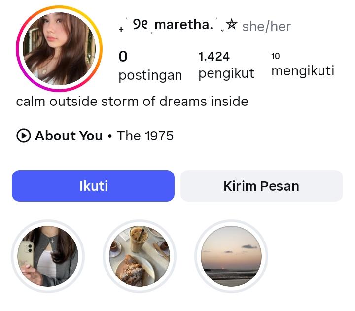 𓇼 Meya, jual akun ig tweet media