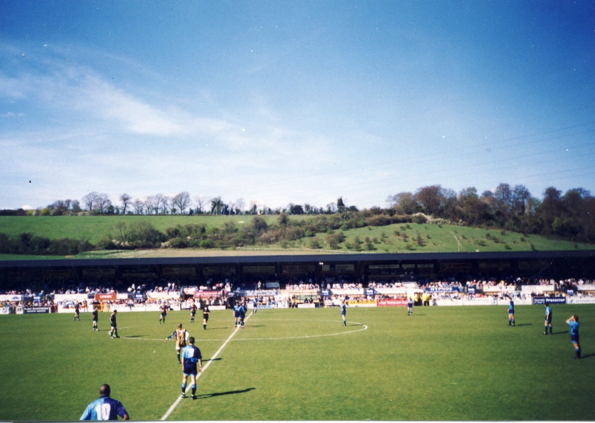pbarkersport's tweet photo. Rare to see Adams Park bathed in as much sunshine as it was 30 years ago when @wwfcofficial beat @officialcufc 4-0 . New stand taking shape on the Woodland side of the ground with a reminder how it looked before. https://t.co/UAyxEaLziO