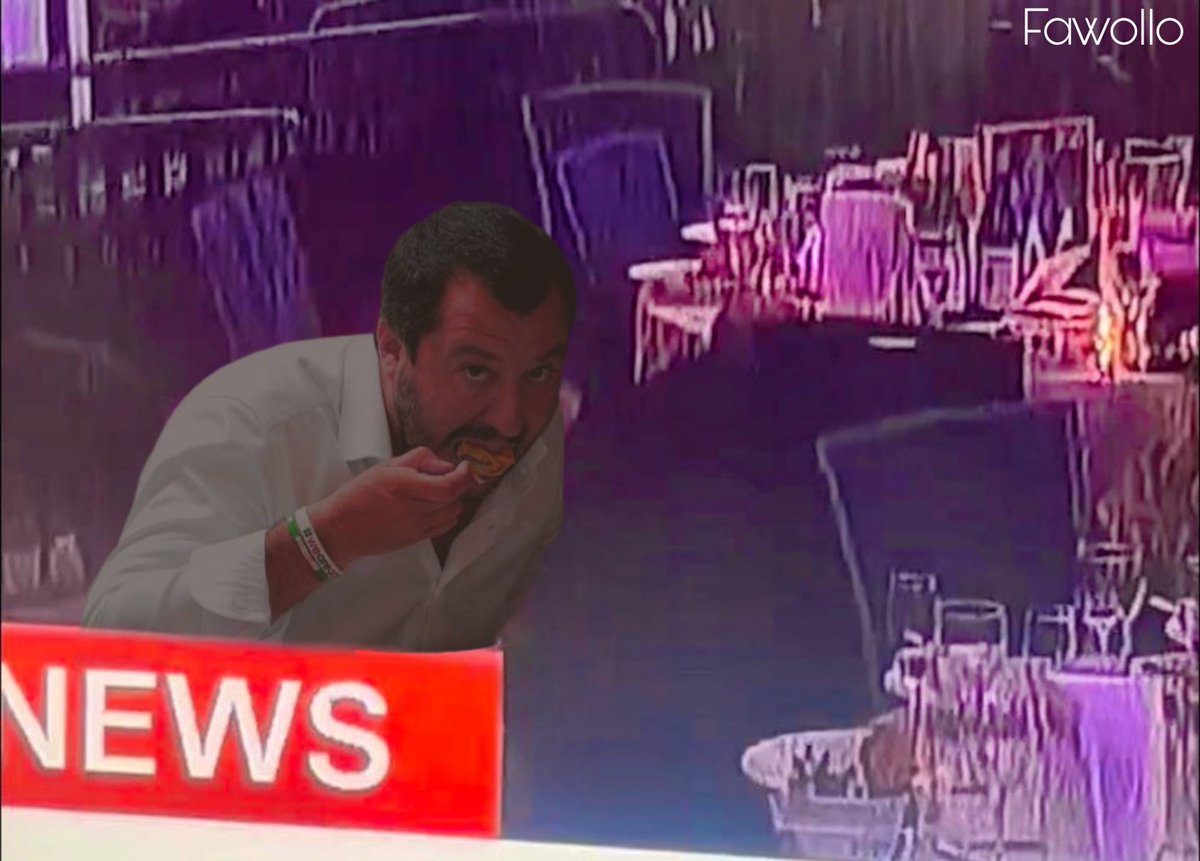 fawollo13's tweet image. Spari alla cena di #Trump, virale il video dell'uomo che continua a cenare