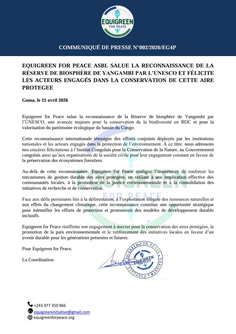 Equigreen For Peace Asbl tweet media
