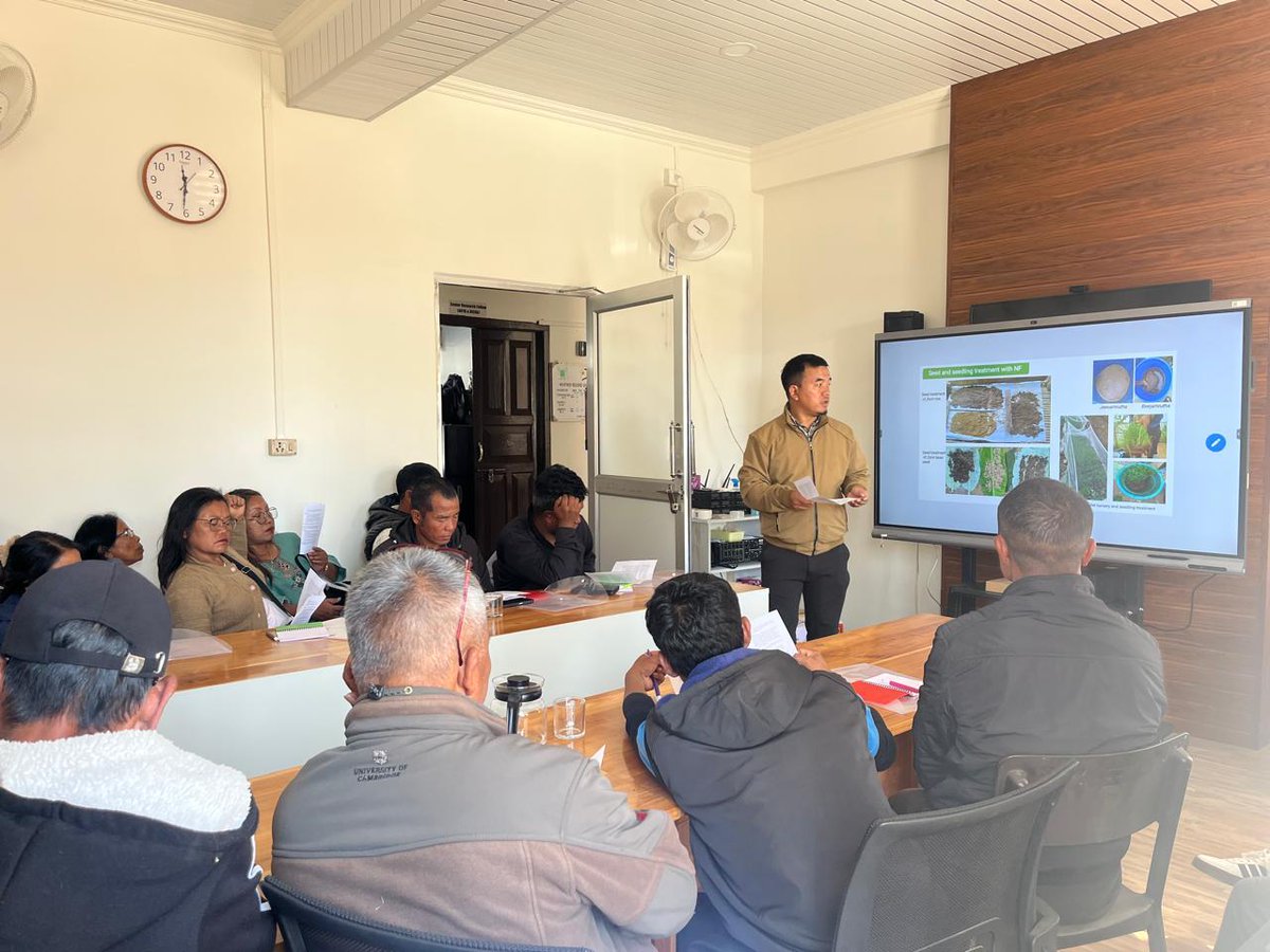 KvkLunglei's tweet image. The "Balanced Use of Fertilizers" campaign continued today, April 26, 2026. Dr. Timothy Lalrinfela, SMS (Soil Science) at KVK Lunglei District, Hnahthial, conducted a training session for the gathered farmers. The day's programme was concluded successfully. 
 #ICAR
 #atari