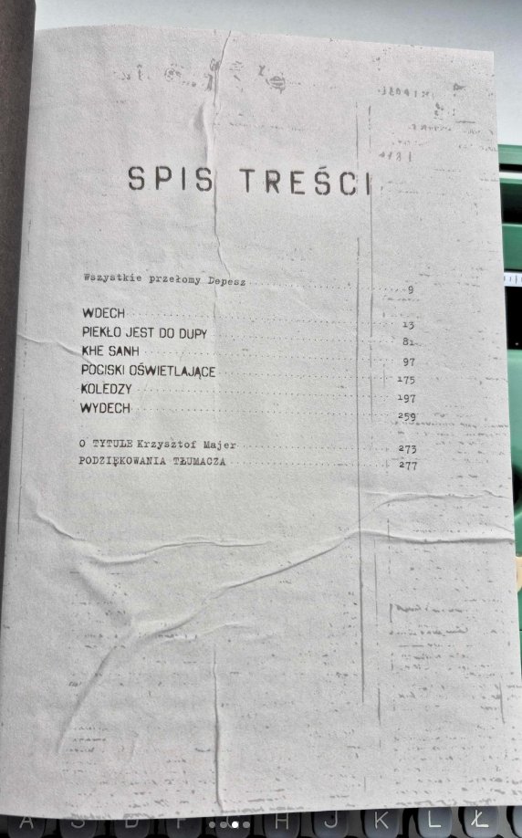przelomy's tweet photo. Czy "Depesze" już do Was dotarły? 

Podzielcie się swoimi zdjęciami nowego wydania - za każde ładne ujęcie wrzucone pod tym postem płacimy kodem -50% na kolejną książkę z naszej serii. :) https://t.co/uuluiSqx7j