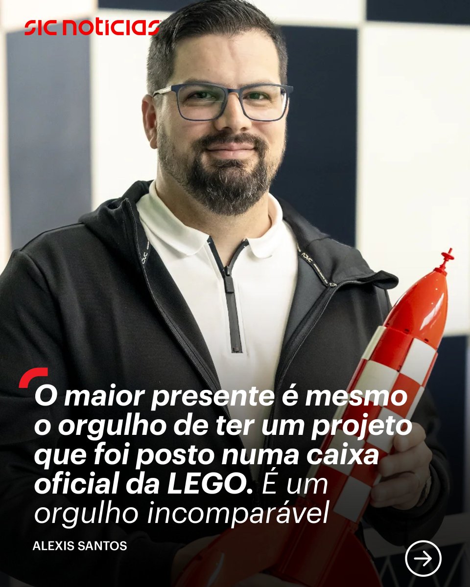 Alexis dos Santos, programador de 40 anos, criou em casa o modelo original que a LEGO transformou num produto oficial com 1283 peças. Lançado a 1 de abril - no mesmo dia em que a NASA lançou a missão Artemis II — o set esgotou rapidamente.

Saiba mais aqui: