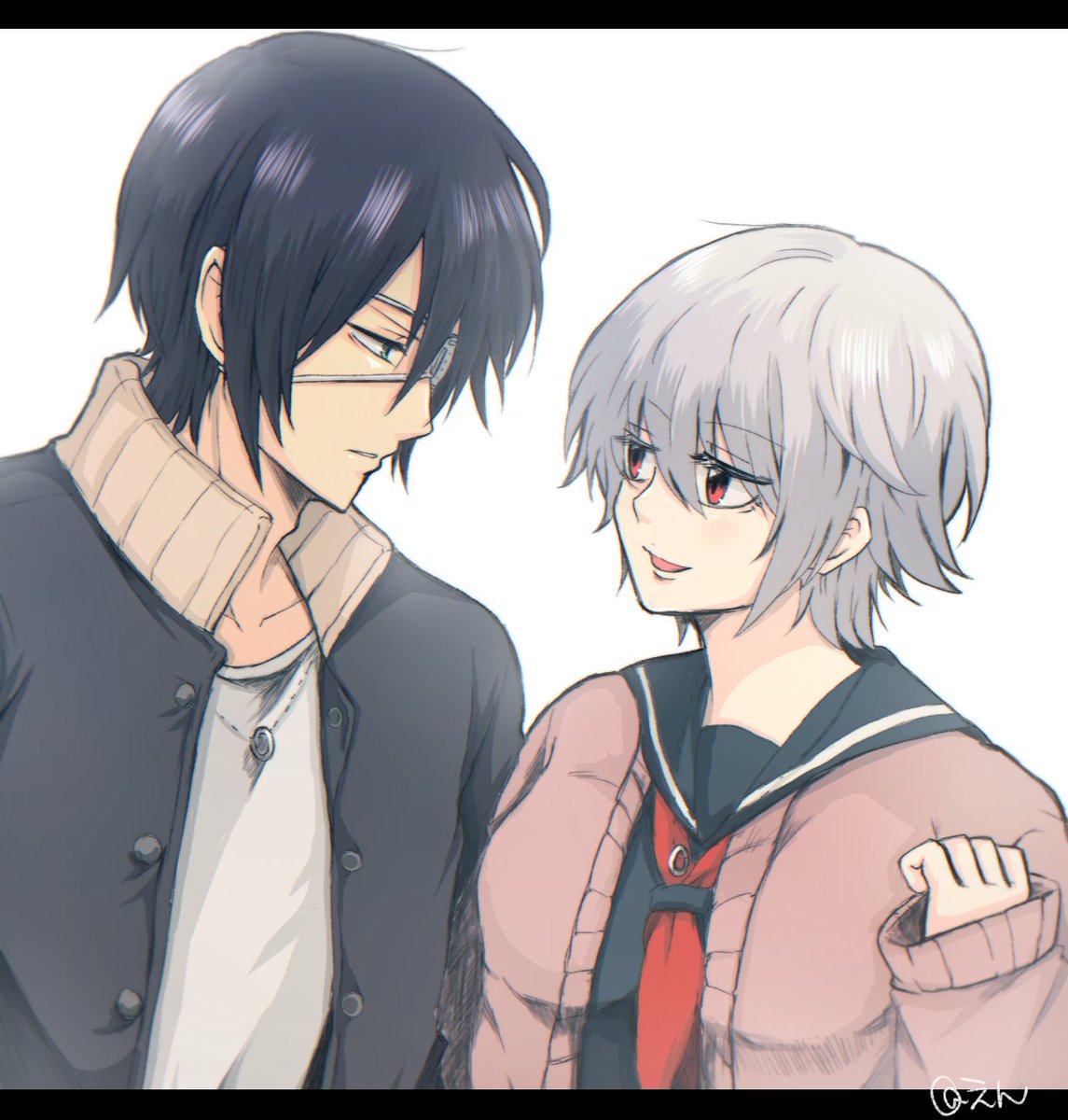 entkgn_9's tweet photo. 高銀子　同級生学パロ　※高銀 https://t.co/YdmcPG6acz