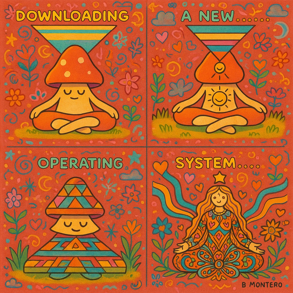 shrooma011's tweet image. You ARE the operating system. Psychedelics hit refresh on everything. Old loops dissolve. New patterns emerge. Clarity installs itself.

What did your last mind "update" reveal?

#Psychedelics #ConsciousnessExpansion #MindUpgrade #InnerWork #Awakening