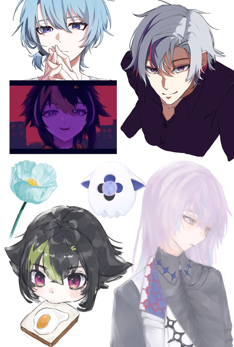 se4kw's tweet photo. 絵の練習1ヶ月目 https://t.co/fMSf6NzgKT