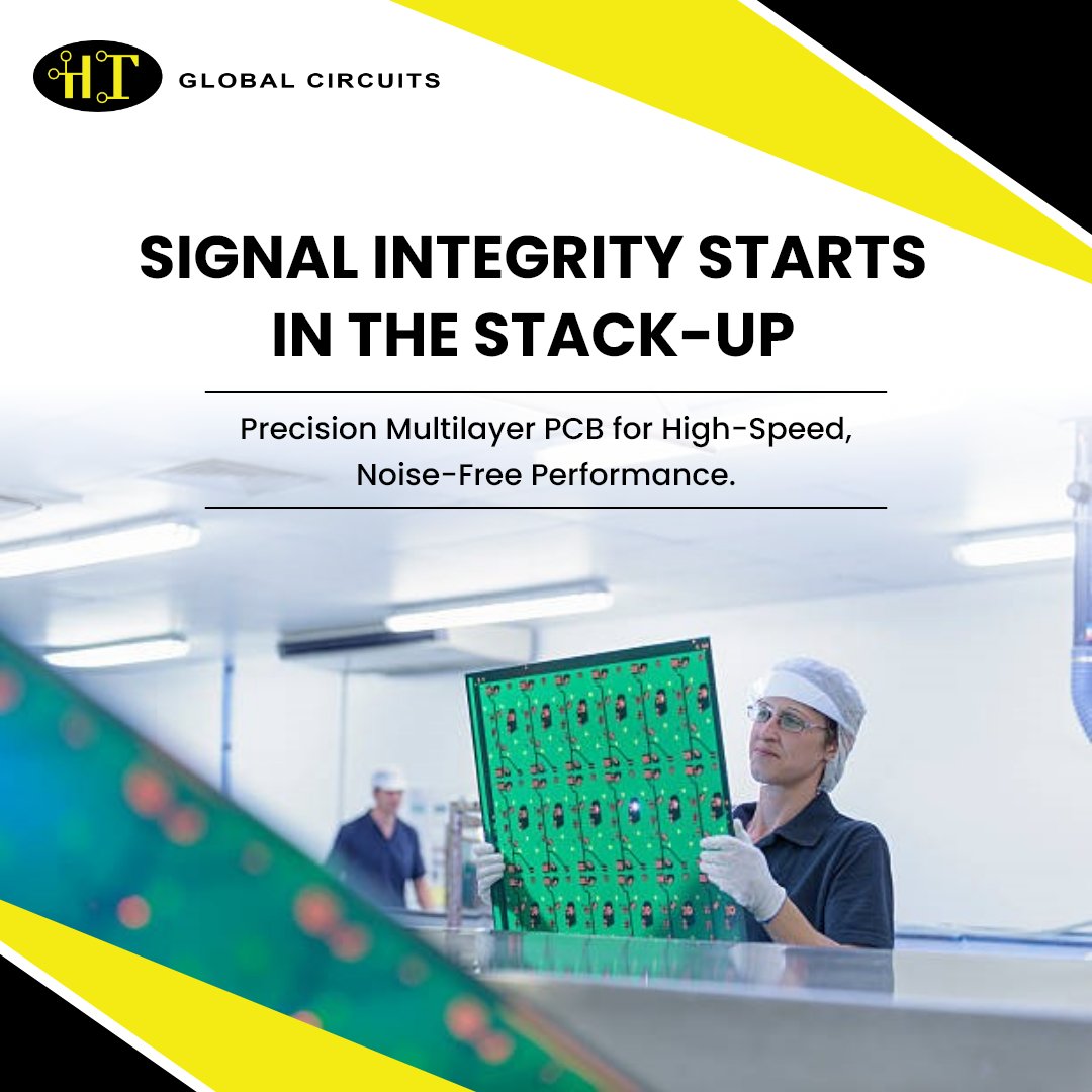 HTGlobalCircuit's tweet photo. Complex multilayer PCB designs can suffer from impedance mismatch, crosstalk, and EMI. Poor stack-ups lead to redesigns and reliability risks.

HT Global Circuits provides expert stack-up engineering and controlled impedance manufacturing.

Learn more: https://t.co/n74xm3pCQp https://t.co/vNhNNebq0X