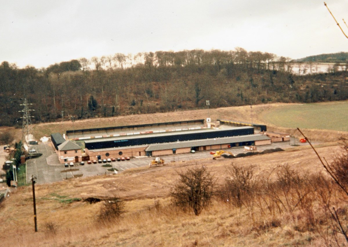 pbarkersport's tweet photo. Rare to see Adams Park bathed in as much sunshine as it was 30 years ago when @wwfcofficial beat @officialcufc 4-0 . New stand taking shape on the Woodland side of the ground with a reminder how it looked before. https://t.co/UAyxEaLziO