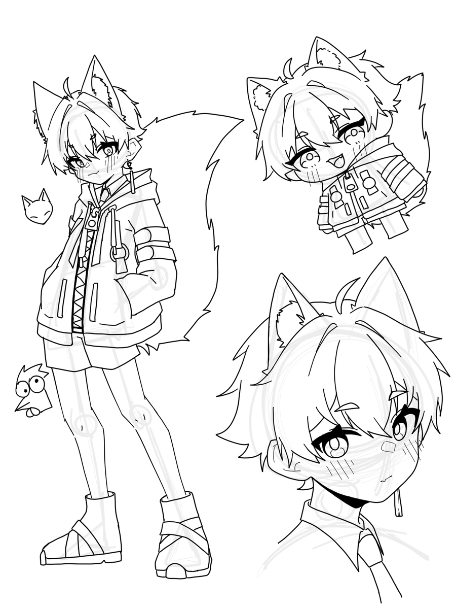 日月凡@不務正業系繪畫正太Vtuber tweet media