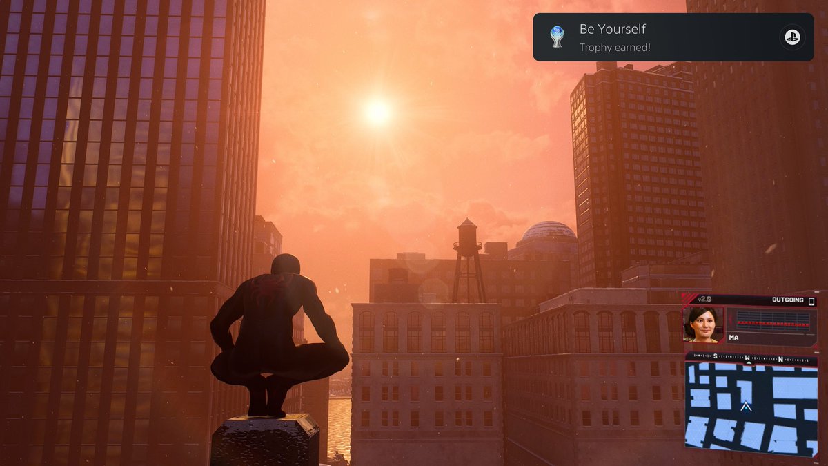 vReevo's tweet photo. Platinum #41 Spider-Man Miles Morales 

Thought I got this when I first played the game, but apparently not! Just had to play through new game + to get it done. Forgot how much I loved this game! https://t.co/qpQsJvMMJX