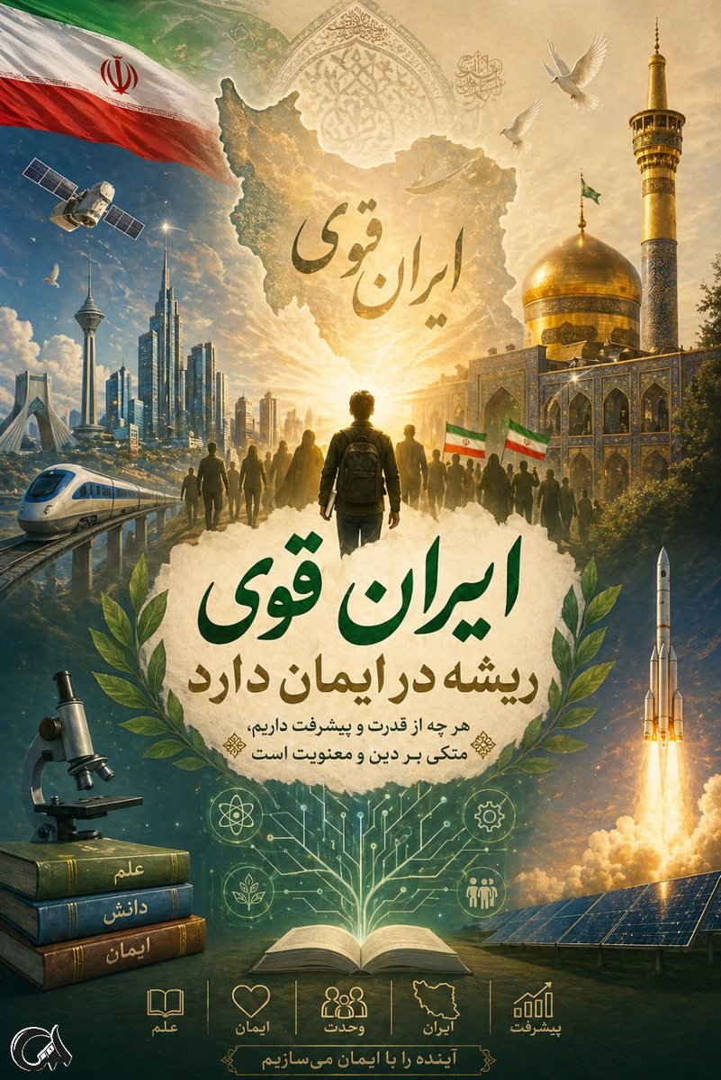 در این خاک، استقامت فقط یک واژه نیست؛ یک حقیقت جاری است. ایران اسلامی در سایه ولایت و عشق به اهل‌بیت (ع)، از دل سختی‌ها قدرت می‌سازد و از تهدیدها فرصت.
#از_تهران_سلام
#ایران_امام_رضا