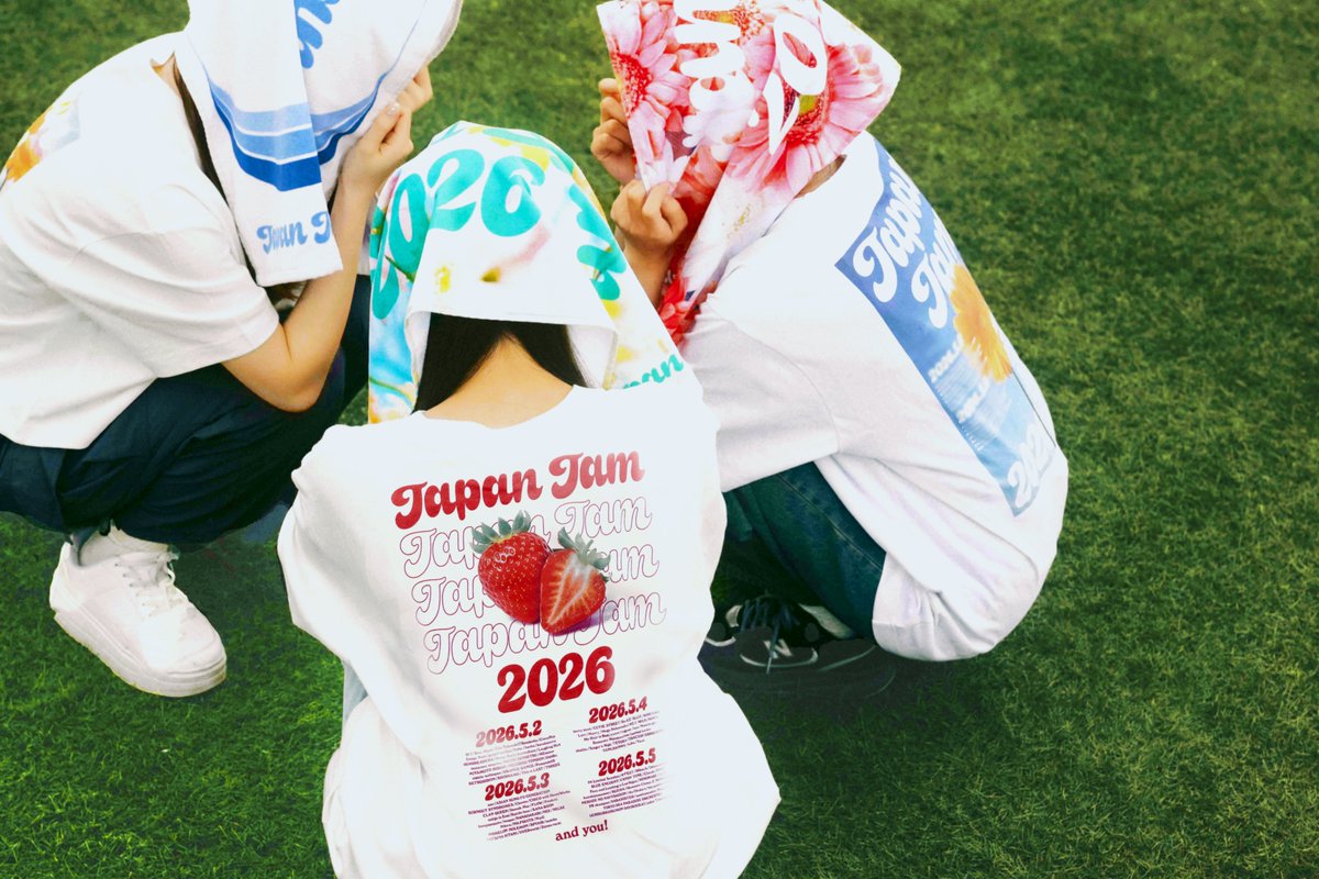 JAPAN JAM 2026】 👕オフィシャルグッズのモバイルオーダー受付開始