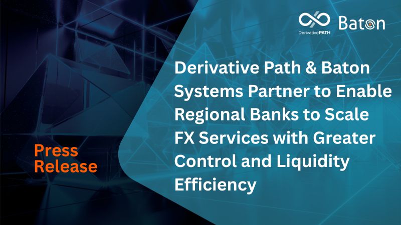 batonsystems's tweet photo. Announcement: Baton Systems has partnered with Derivative Path to launch TrueNostro - a solution for direct liquidity access and real-time operational control. 

Learn more: https://t.co/fa3DoOmFRj https://t.co/Ra896VKSZC