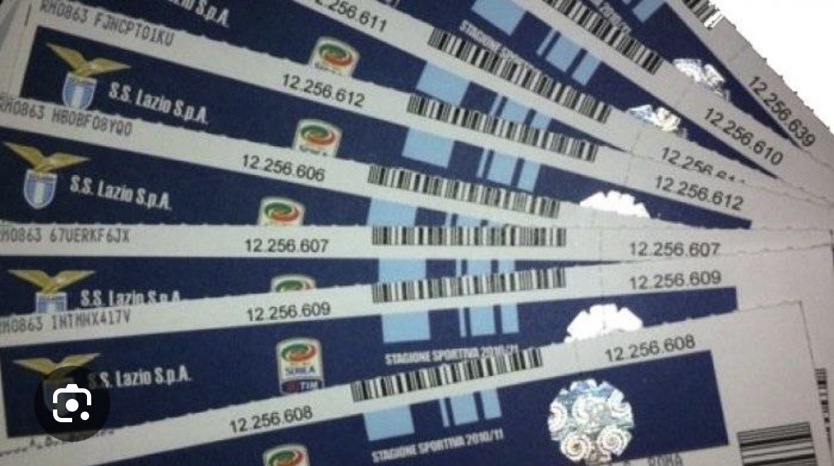 Nella partita di stasera Lazio-Udinese sono stati emessi 3500 biglietti di cui 2.150 paganti (compresi circa 400 settore ospiti) e 1.350 omaggi.