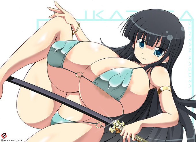 ビキニな斑鳩さん描きました。