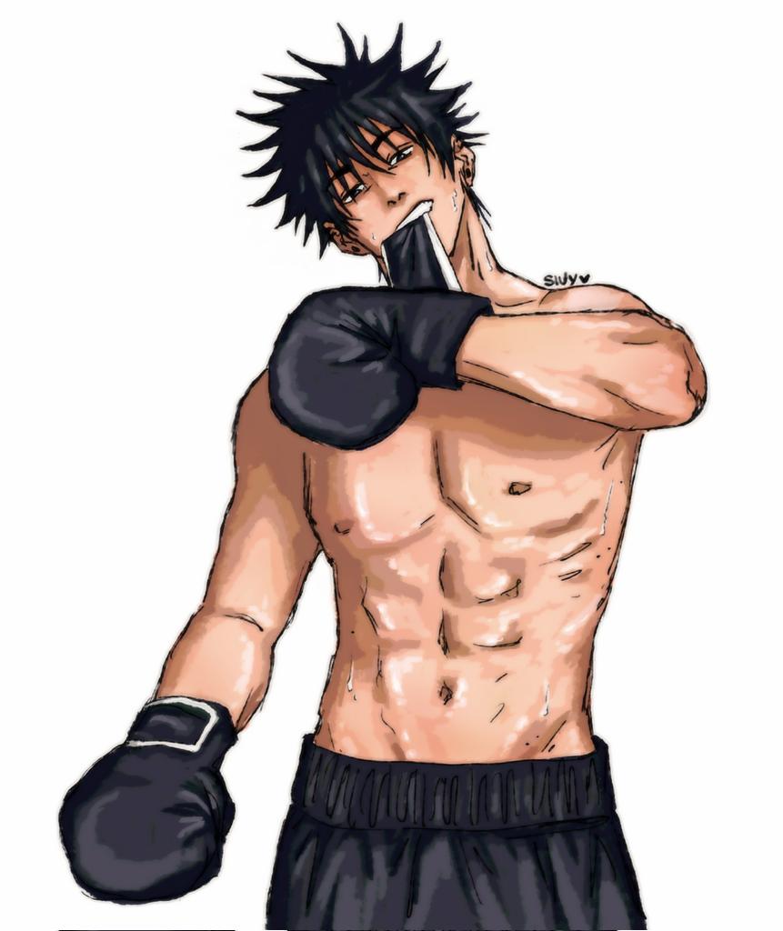 uhm soo 24 y/o shirtless megumi except it's my "within the line" boxer megumi ayyyyyy