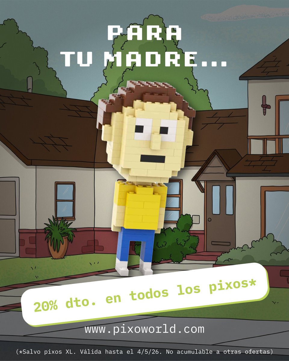 pixoworld's tweet image. En la galaxia hay quien vive el #DíadelaMadre de una forma ❤️… y quien lo siente diferente ❤️‍🩹 👉 pixoworld.com

#oferta #promo

(*Salvo pixos XL. Válida hasta el 4/5/26. No acumulable a otras ofertas)