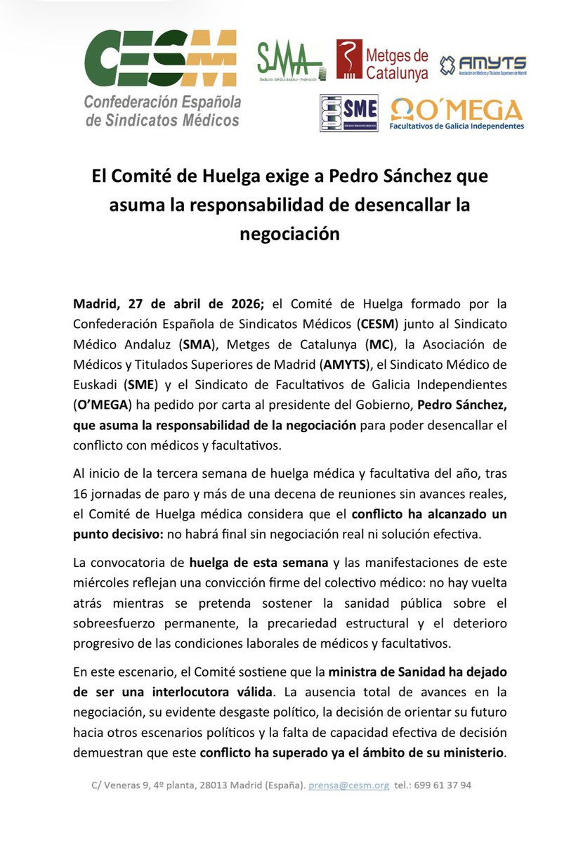 mariajocesm's tweet photo. ❌ Cuando la ministra está en CAMPAÑA debe negociar el presidente https://t.co/LhMli8fAZk