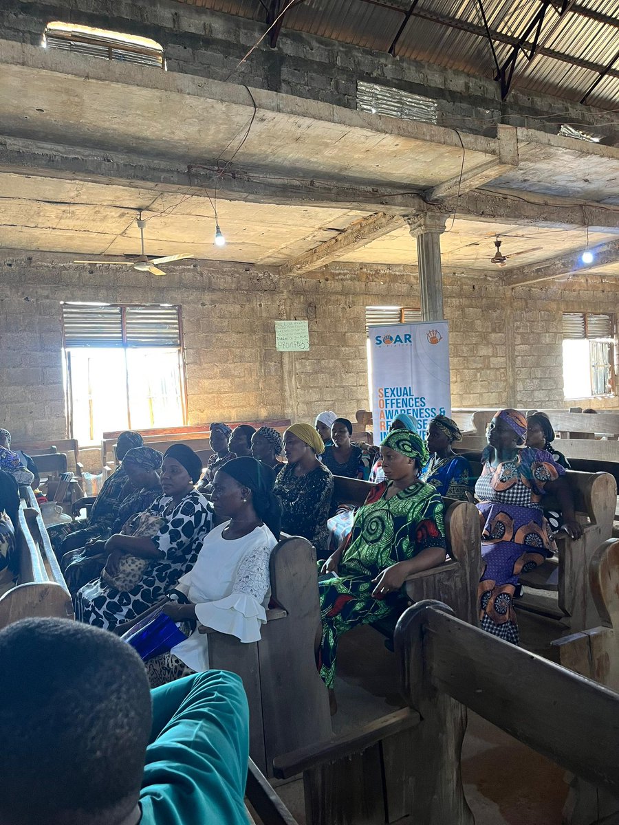 SOARInitiative's tweet photo. CCPC Abuja, with @SOARInitiative , sensitized the ECWA Women Fellowship on child sexual abuse.

Silence enables abuse.
Speaking up protects children.🧡

#SOARInitiative #EndChildAbuse #SpeakUp #ChildProtection https://t.co/N8NuKLQX6Q