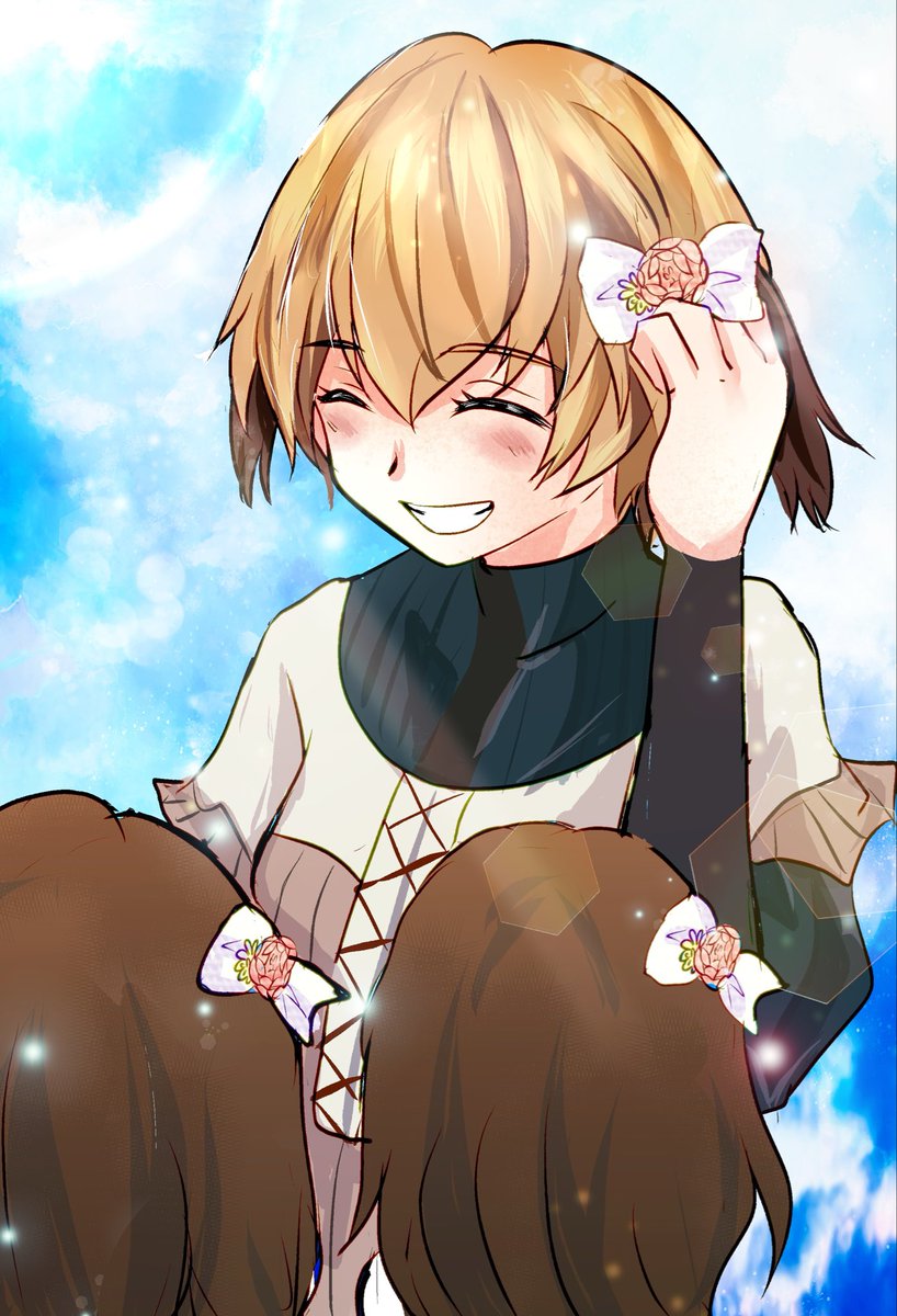 お揃いの髪飾り

ガレスちゃん
#FGO