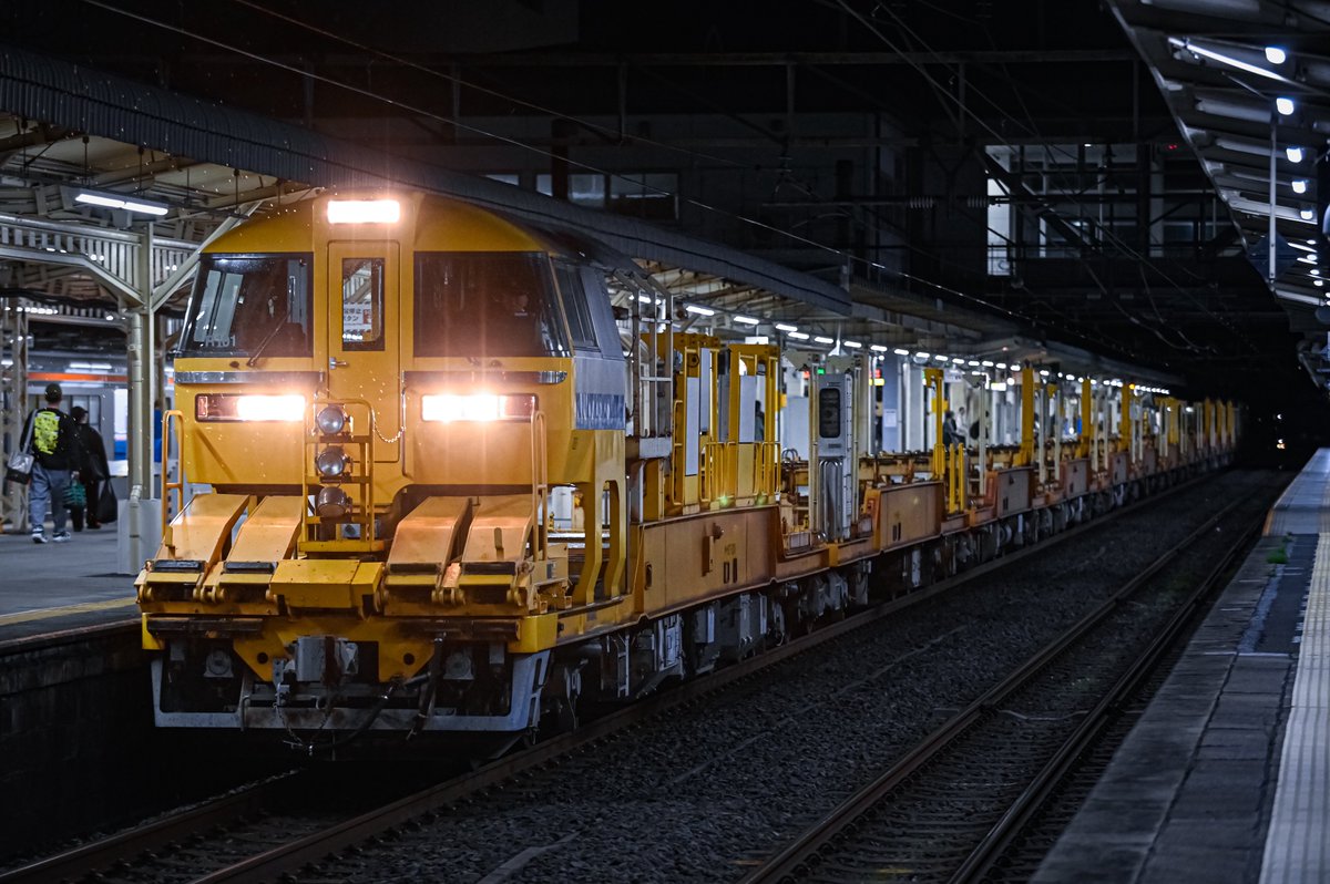 D1Hd85's tweet photo. 2026/4/27
工9919D他...
キヤ97系ロンキヤR101 新垂井線工臨
念願の新垂井線工臨やっと見れました。
送り込みから返却まで面白かったです。 https://t.co/o9j6xJSLRM
