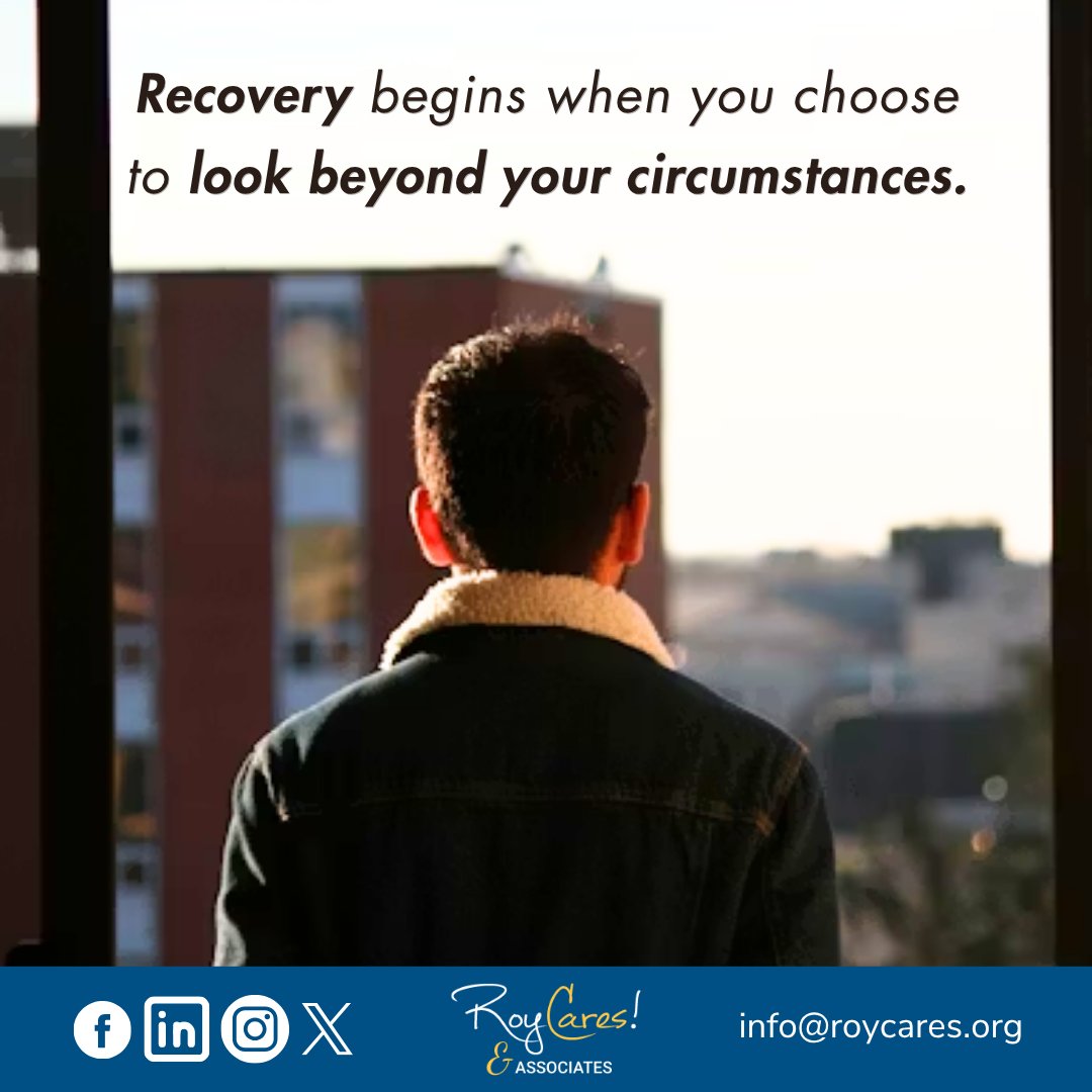 roycaresorg's tweet image. Growth starts the moment perspective shifts beyond temporary struggles.
Strength builds through resilience, hope, and consistent forward steps each day.
🌐:roycares.org

#SubstanceAddiction #AddictionRecovery #AddictionTreatment #MentalHealthHub #MentalHealth #Roycares