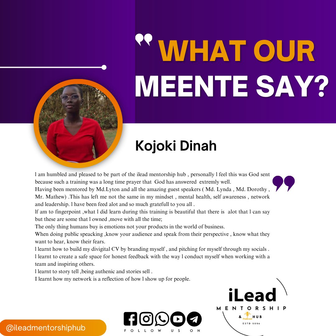 i Lead Mentorship Hub tweet media