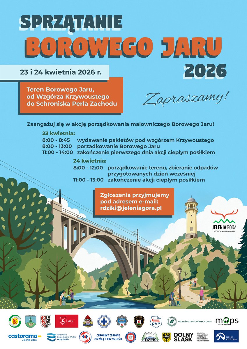 AresztW's tweet photo. W dniu 24 kwietnia br. osadzeni z Aresztu Śledczego w Jeleniej Górze w ramach zajęć kulturalno-o��wiatowych uczestniczyli w kolejnej już akcji ekologicznej uporządkowania terenu Borowego Jaru. https://t.co/FBONsbL7sQ