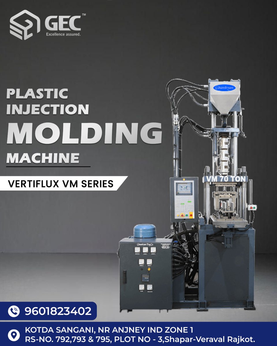 eng1478's tweet image. Power your production with precision ⚙️

Upgrade your manufacturing game with GEC.

#PlasticInjection #ManufacturingExcellence #GEC #MakeInIndia #Automation #IndustrialMachines #InjectionMolding #EngineeringPower #ProductionBoost #RajkotIndustry