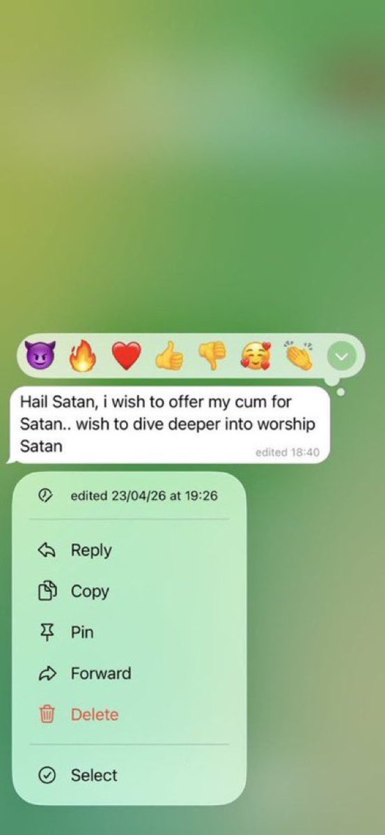 HAIL SATAN 😈😈 GAY GROUP 😈😈 tweet media