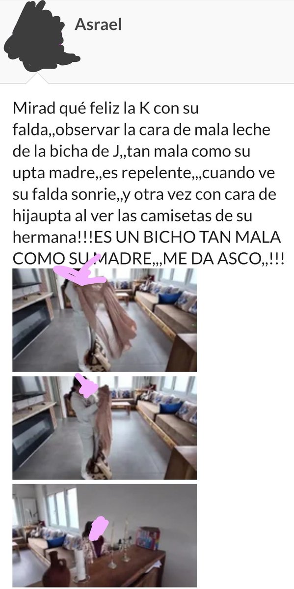 exclusiva59's tweet photo. #Cotilleando
#Ministeriodejuventud 
#ministeriodelinterior 
#Moncloa 
Dejo captura 2 d abril, la usuaria ASRAEL, publica fotos de 2 menores, sin pixelar la cara, insultando y vejando a 1 menor de 6 años,el foro lo permite,he deportado el mensajes muchas veces https://t.co/vuK1QddWsh