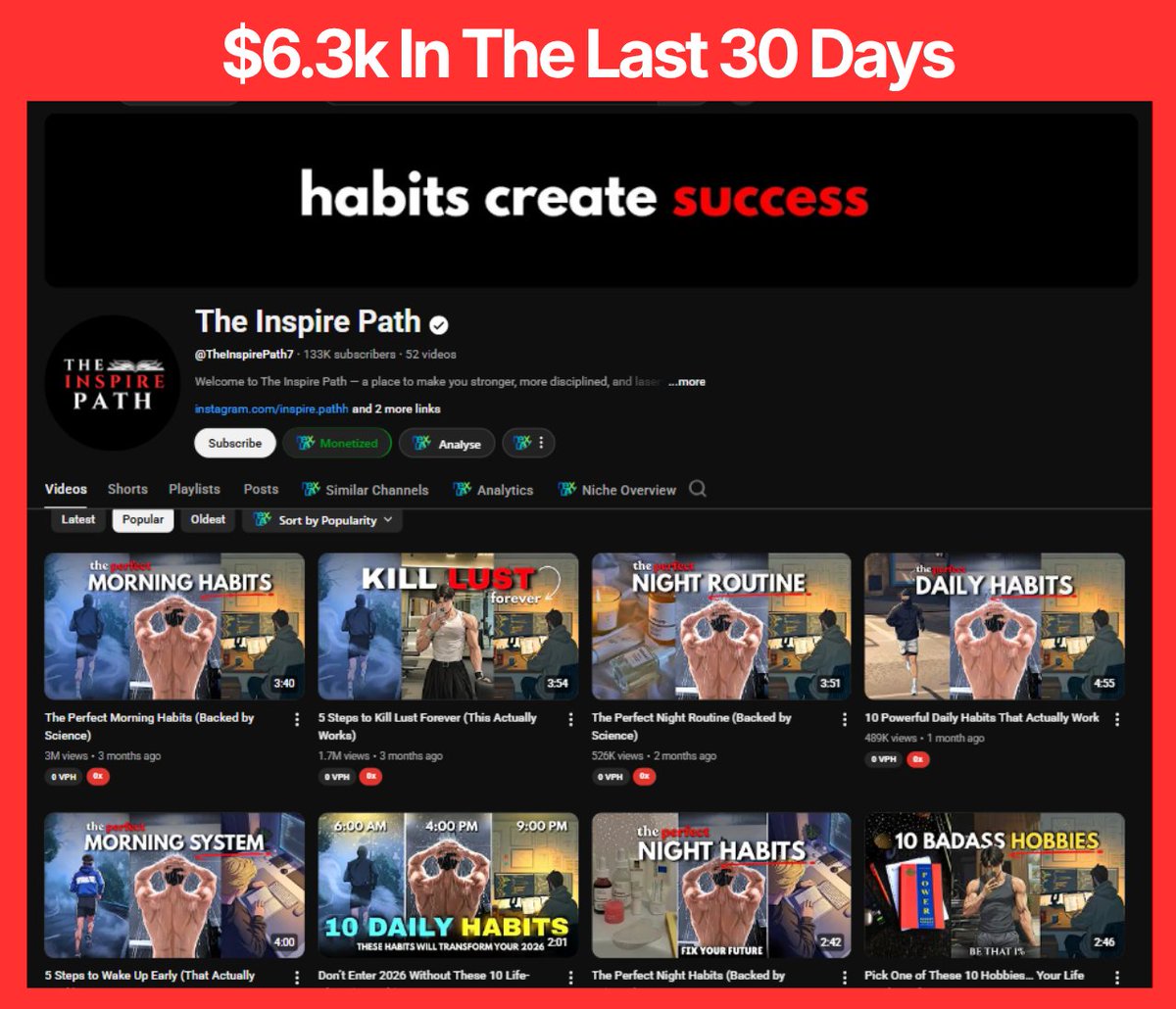 DailyYTNiches tweet media