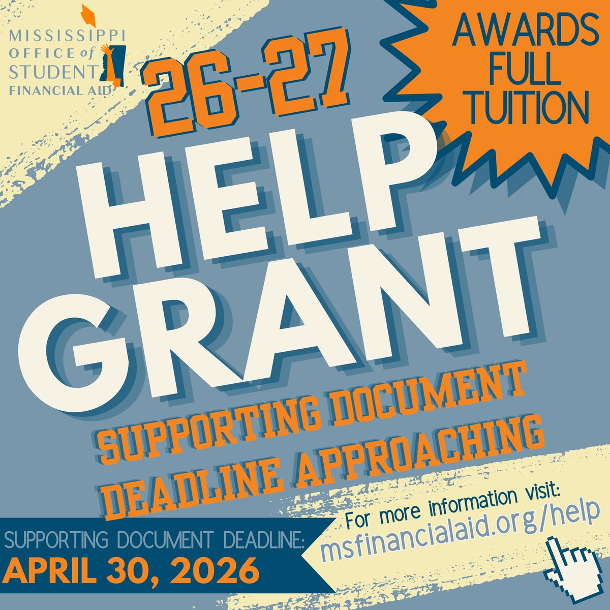 Mississippi Office of Student Financial Aid tweet media